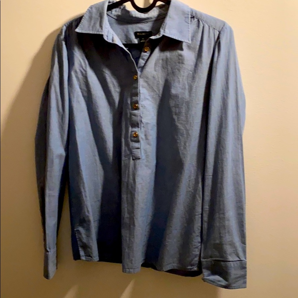 Blue Talbots shirt